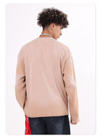 Cuffed Spray Dyed Long-Sleeve