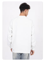 Custom Blank Graphic T-Shirt 305g Cotton Oversized T-Shirt Long Sleeve Blank Heavyweight Big and Tall T-Shirts