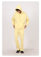 Winter New Style Eye Mask Solid Hoodies OEM Service Custom Print Logo 350 Grams Loose Hip Hop Fleece Hooded For Men