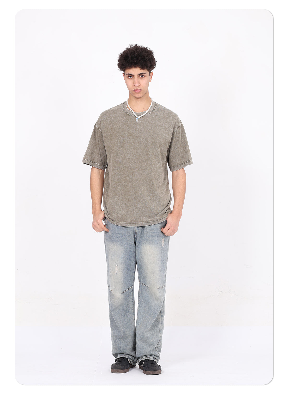 Relaxed Drop Shoulder Oversized T-shirt