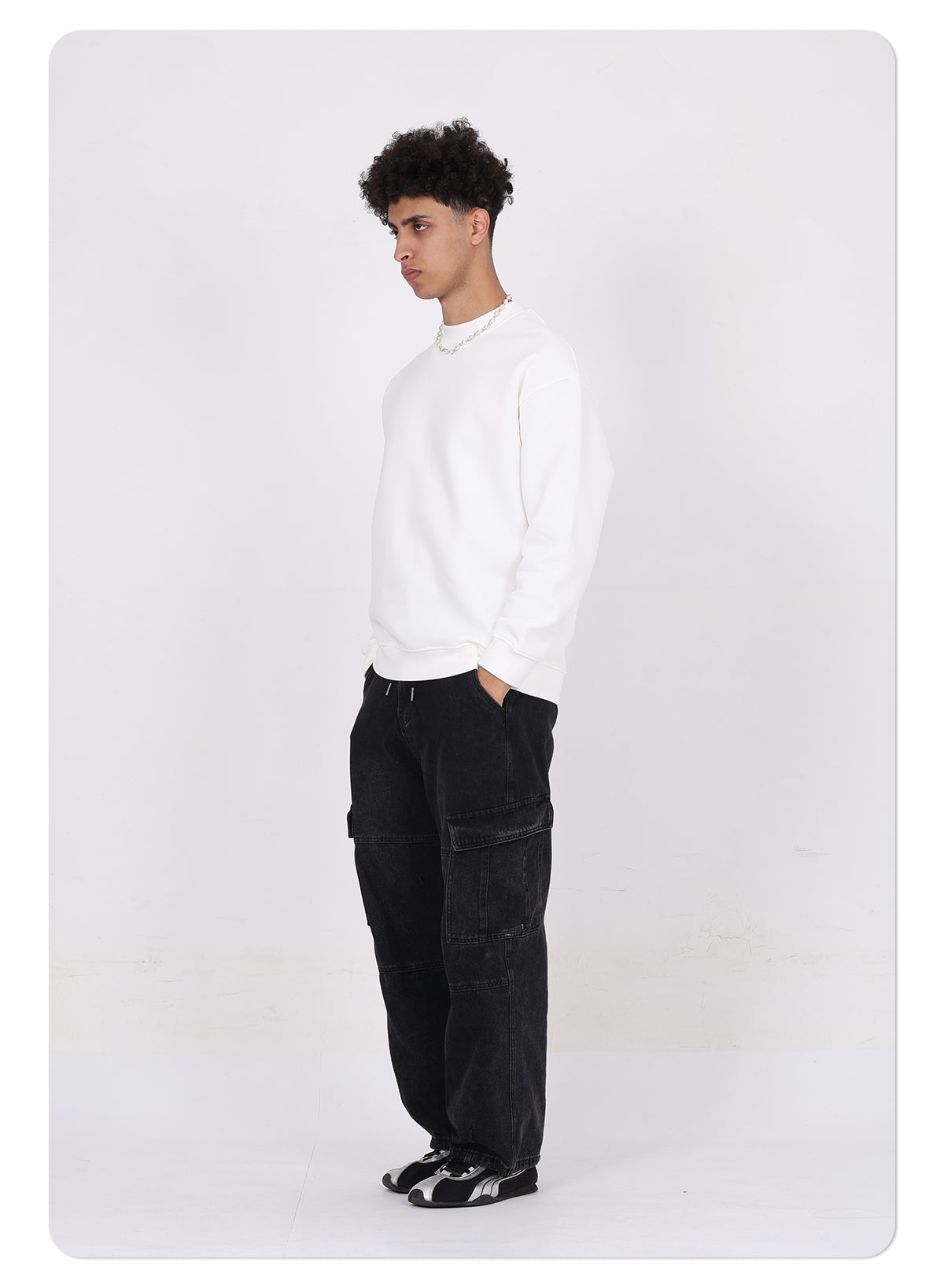Polar Fleece Solid Sweatshirt