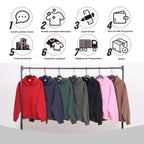 OEM Vintage Zipper-up Hoodie Washed Loose Distressed Boxy-Fit 400GSM Fleece Hooded Sweatshirt Double Zipper Men's Hoodie