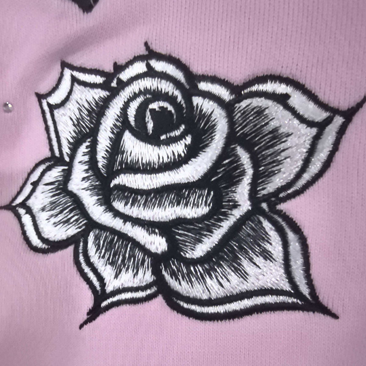 Skull Graphic Rhinestone Hoodie