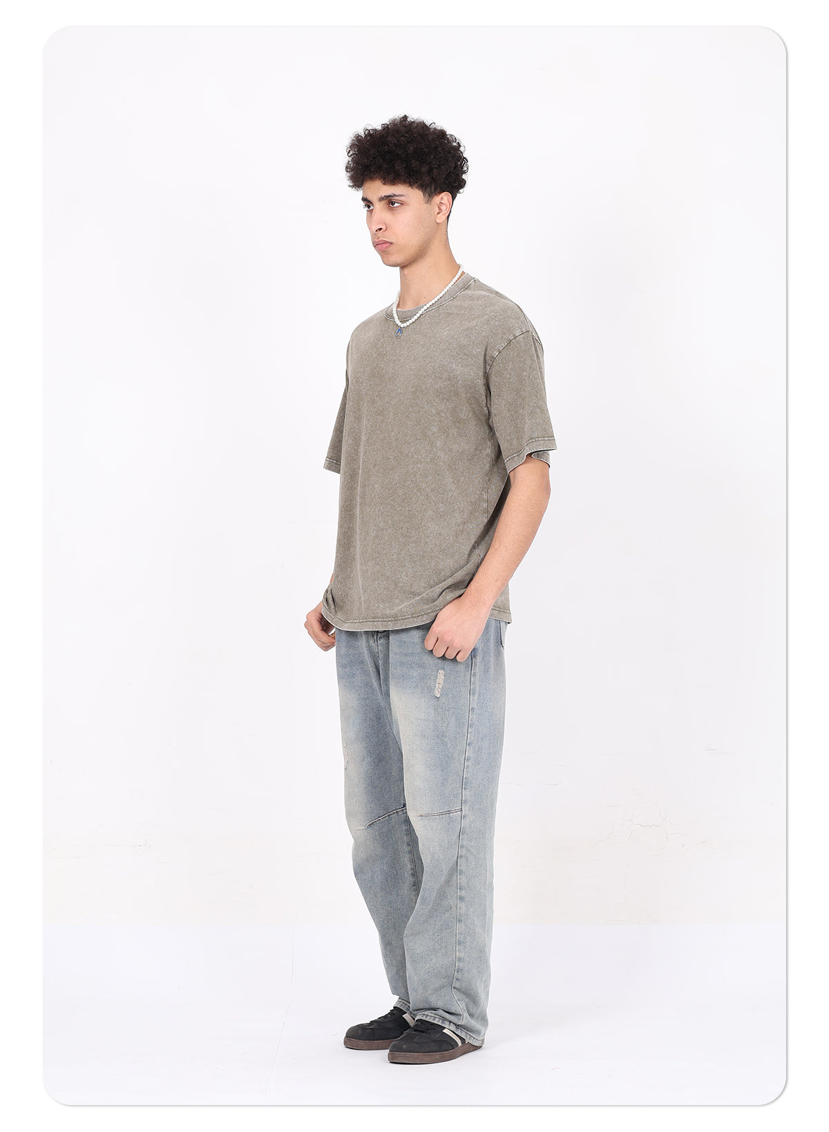 Relaxed Drop Shoulder Oversized T-shirt
