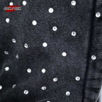 Rhinestone Zip up Hoodie