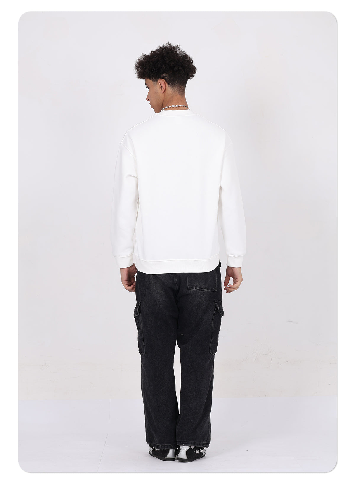 Polar Fleece Solid Sweatshirt