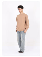 Custom Blank Graphic T-Shirt 305g Cotton Oversized T-Shirt Long Sleeve Blank Heavyweight Big and Tall T-Shirts
