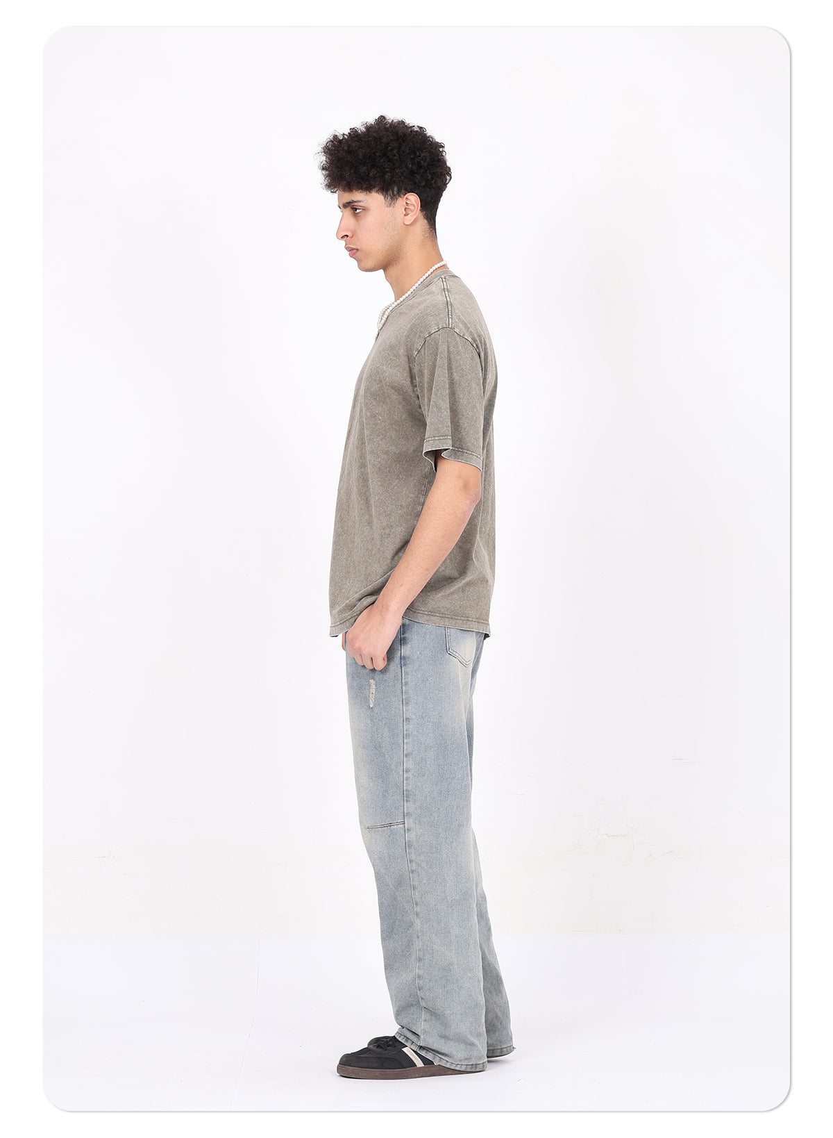 Relaxed Drop Shoulder Oversized T-shirt