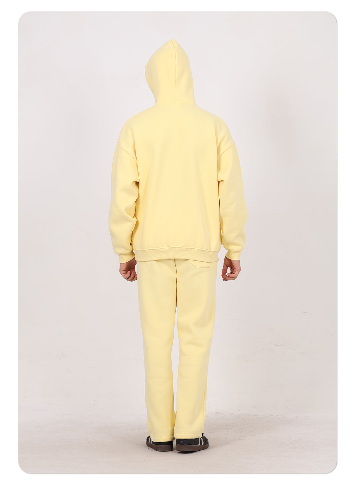 Winter New Style Eye Mask Solid Hoodies OEM Service Custom Print Logo 350 Grams Loose Hip Hop Fleece Hooded For Men