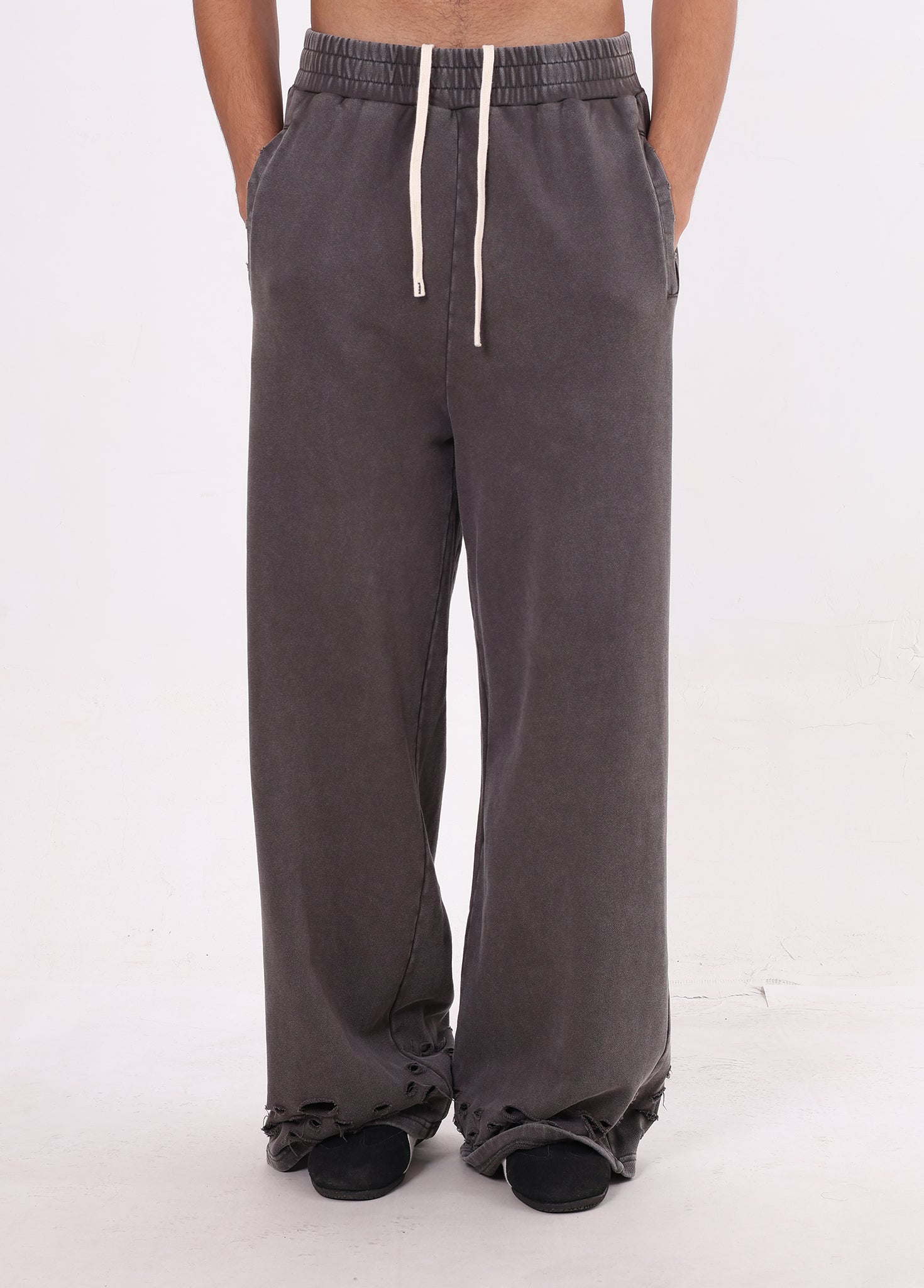 Frayed Ripped Trousers
