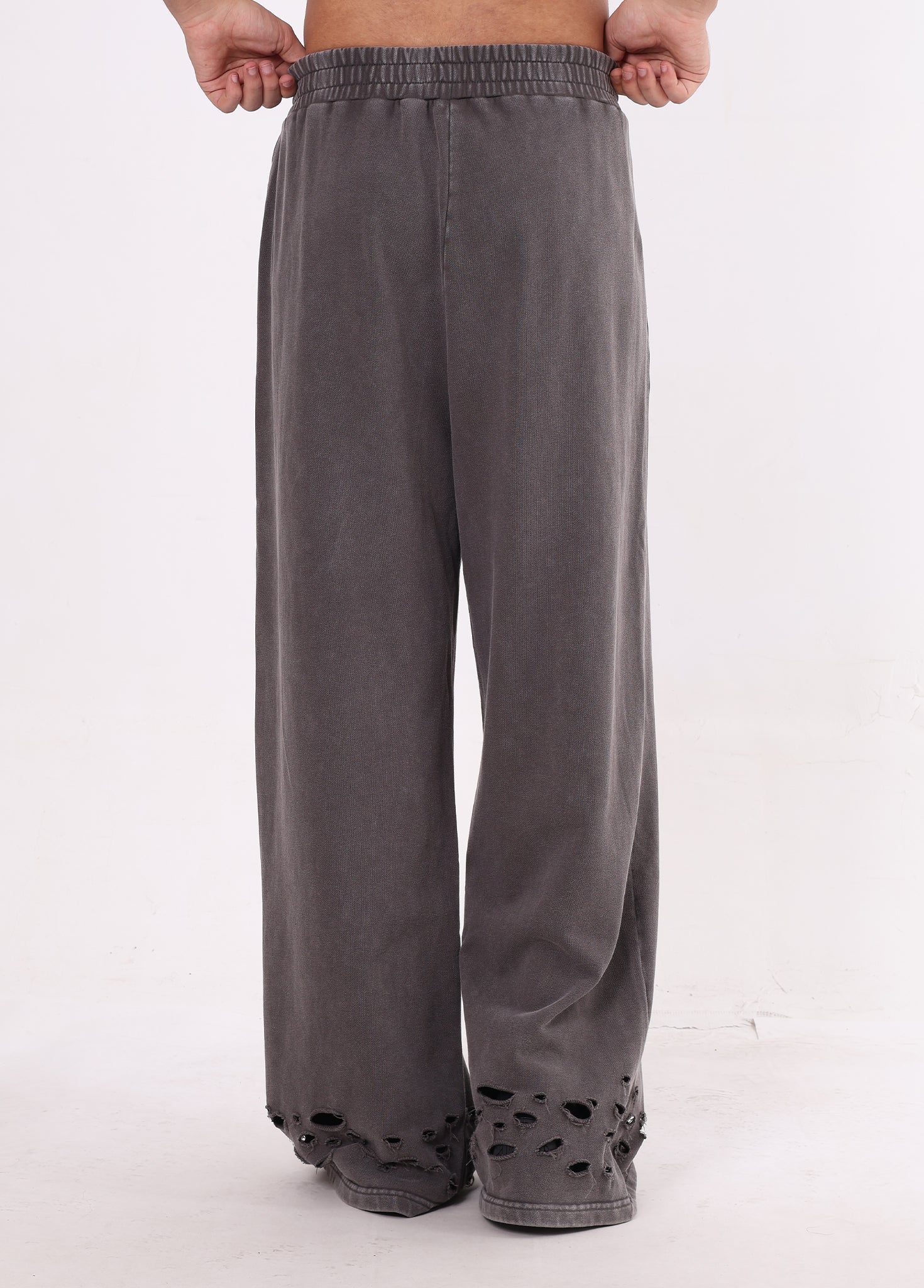 Frayed Ripped Trousers