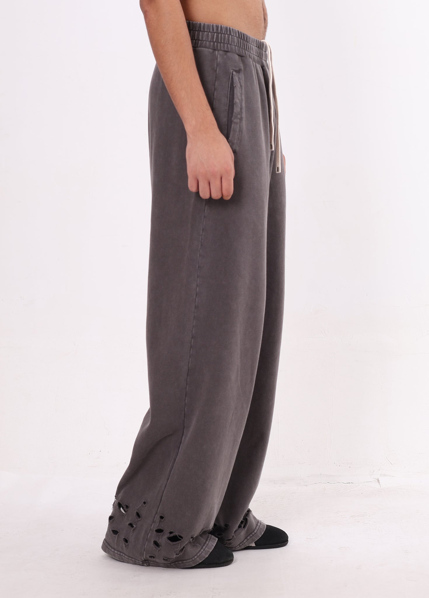 Frayed Ripped Trousers