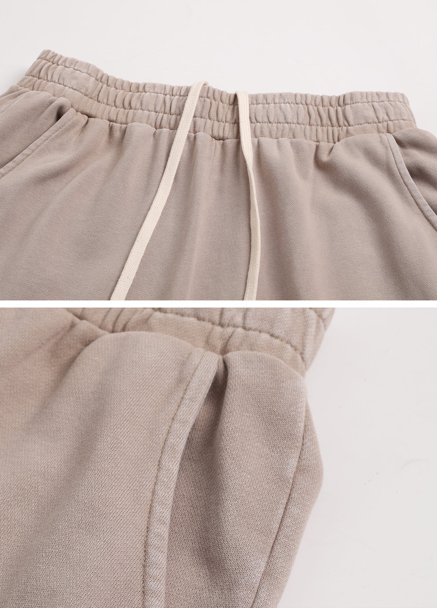 Patchwork Frayed Edge Snow Washed Pants