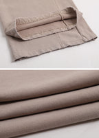 Patchwork Frayed Edge Snow Washed Pants