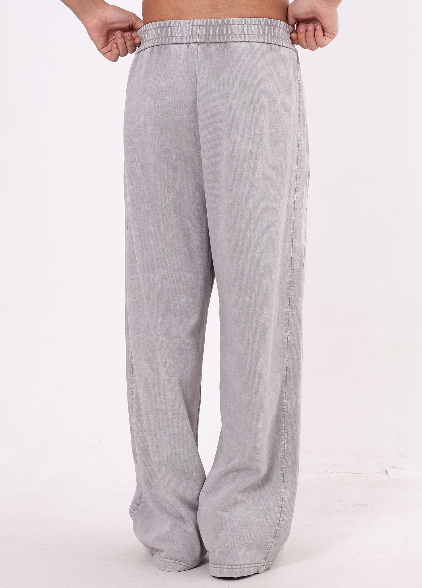 Frayed Edge Spliced Trousers