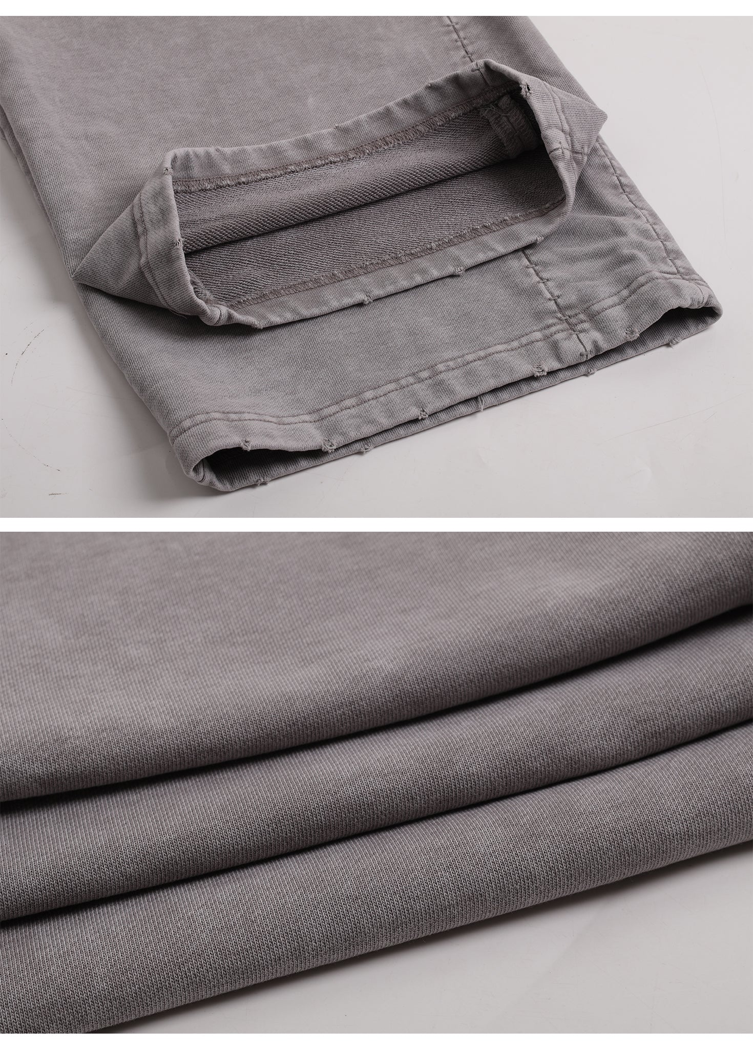 Frayed Edge Spliced Trousers