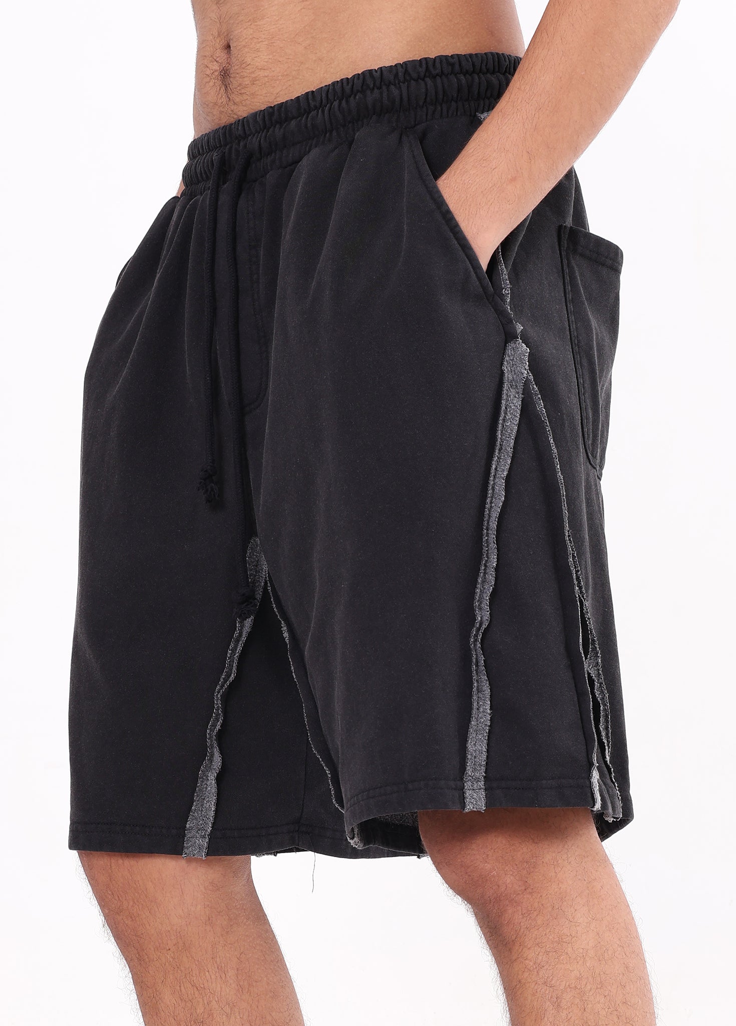 Stitch Spliced Shorts