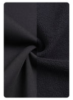 男士复古冬季 385 克重抓绒拉链连帽衫锁针刺绣前开拉链卫衣