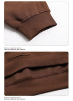 Winter New Style Eye Mask Solid Hoodies OEM Service Custom Print Logo 350 Grams Loose Hip Hop Fleece Hooded For Men