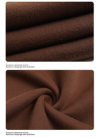 Men's 350GSM Hip Hop Casual Trousers Solid Loose Sports Pants Fleece Straight-leg Pants Custom Printed Logo Pants