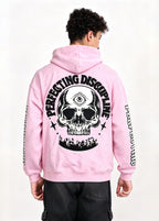 Skull Graphic Rhinestone Hoodie