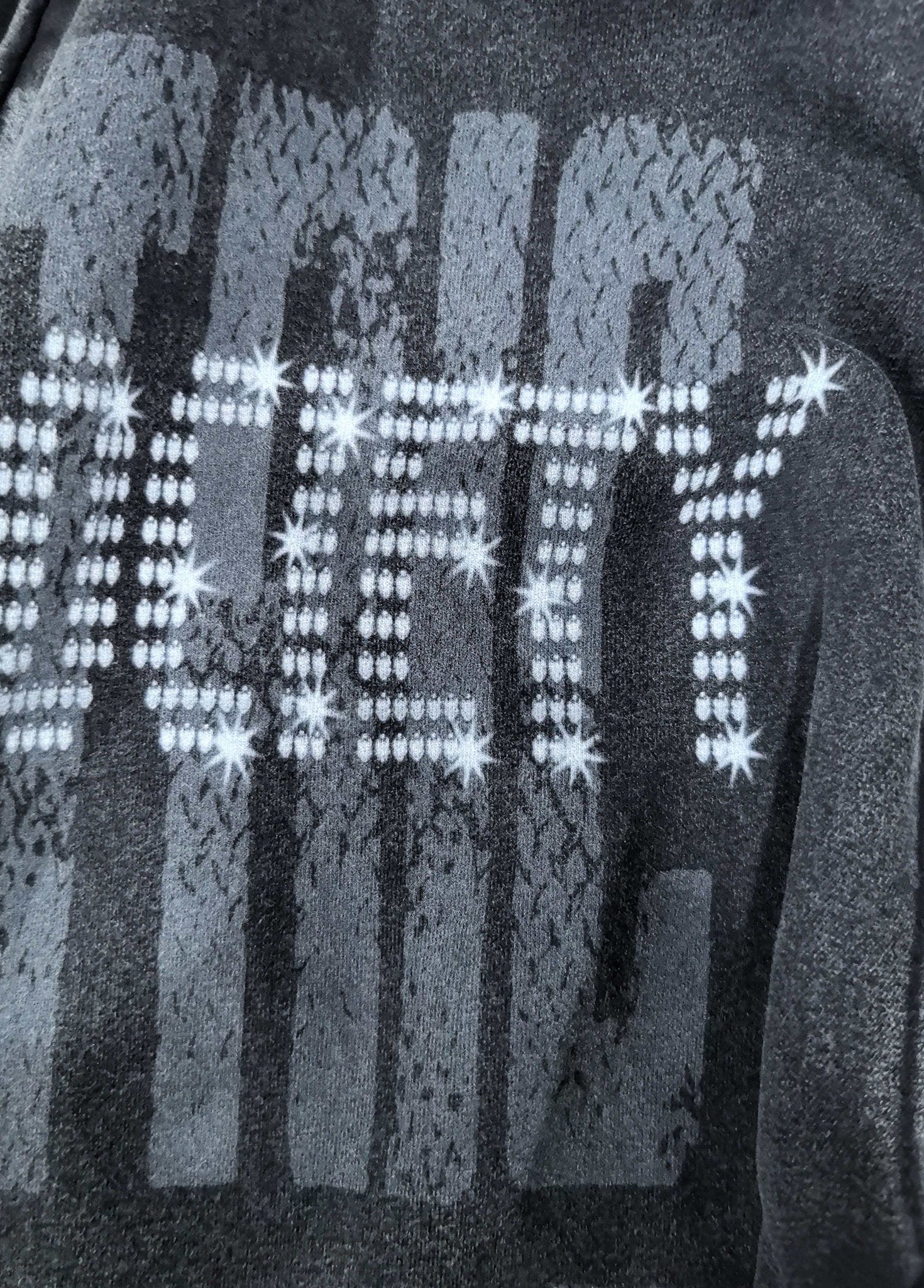 Rhinestone Zip up Hoodie