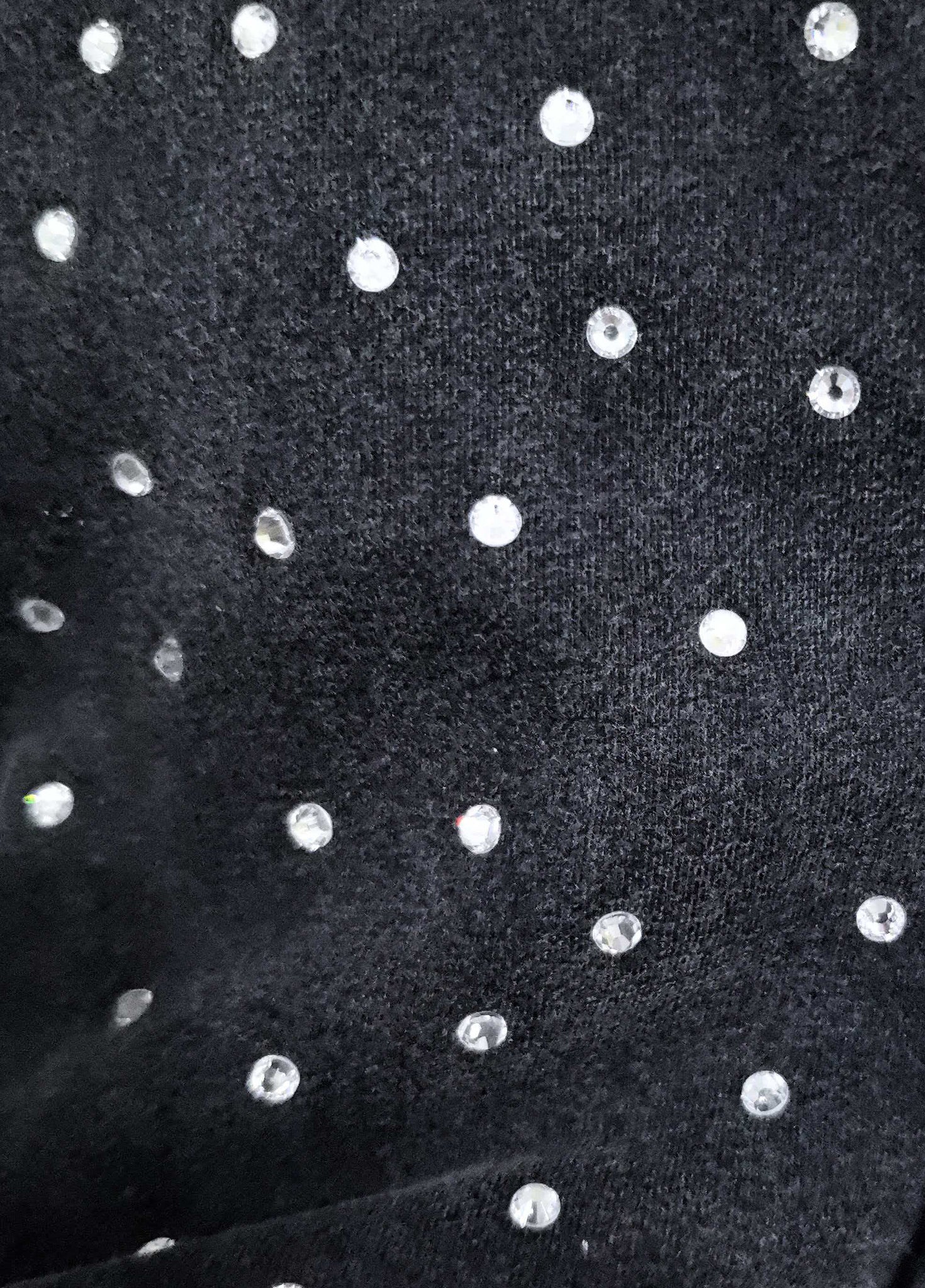 Rhinestone Zip up Hoodie