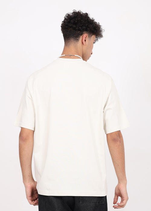 Shoulder-Patchwork T-shirt
