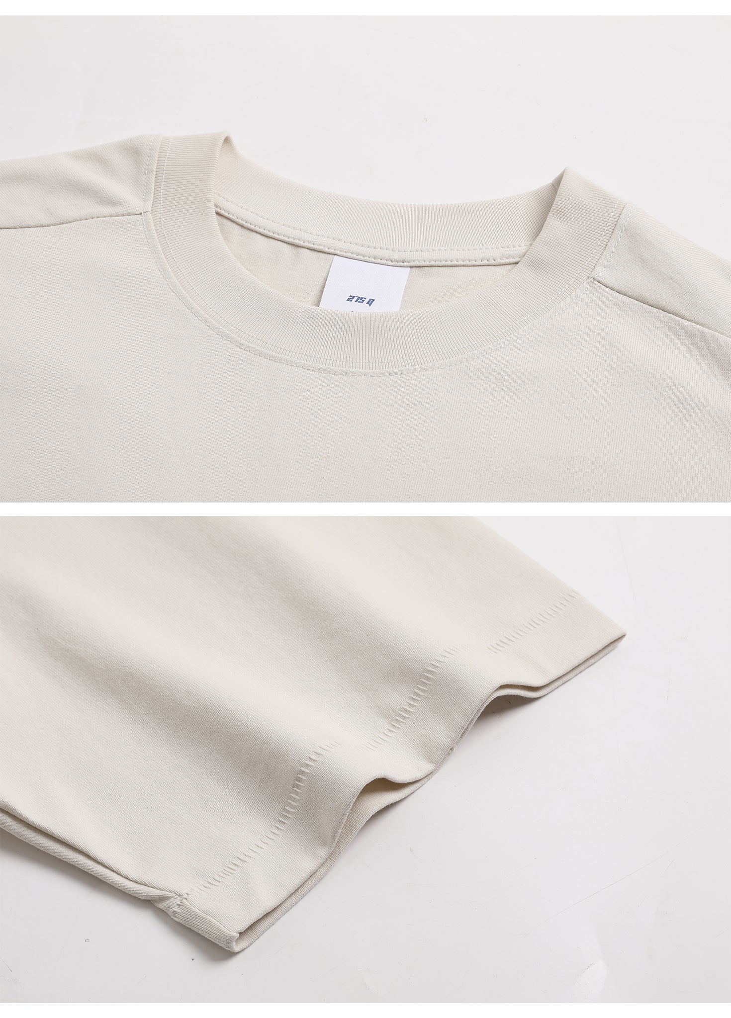 Shoulder-Patchwork T-shirt