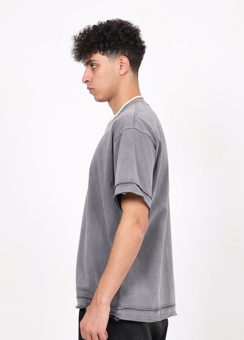Vintage Batik Spliced Tee