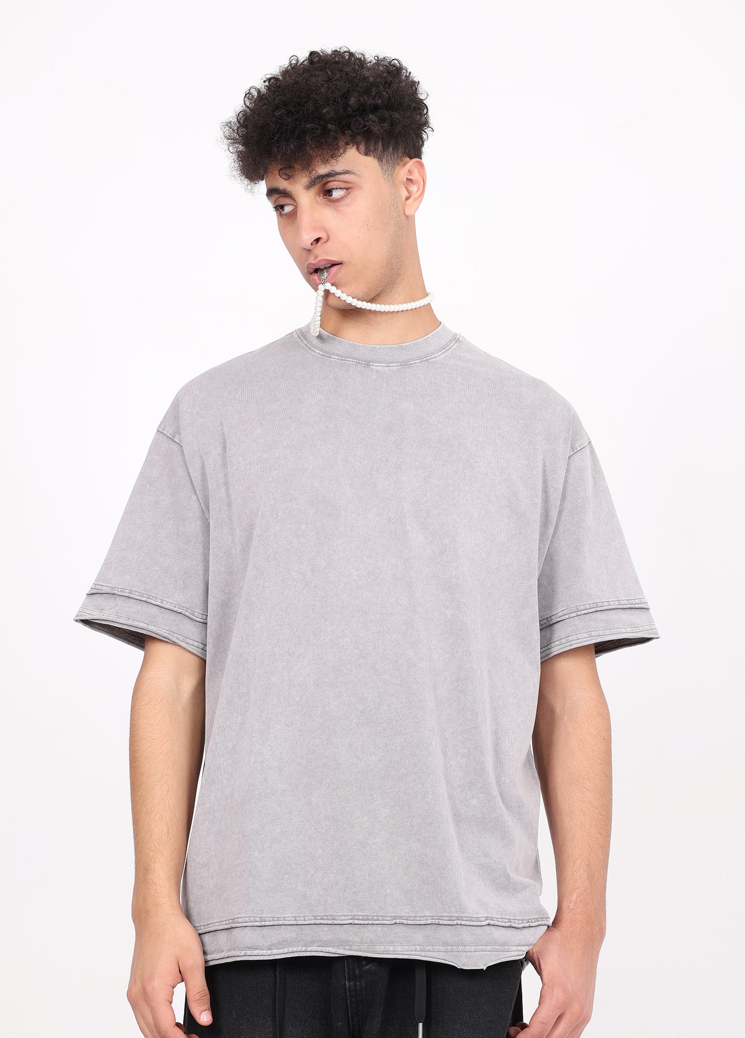 Vintage Batik Spliced Tee