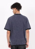 Washed Patchwork Layered Tee