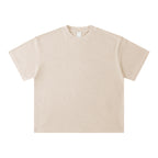 Vintage Distressed Stitched Hem Tee