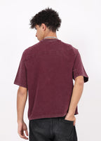 Front & Back Patchwork Raglan Sleeve Tee