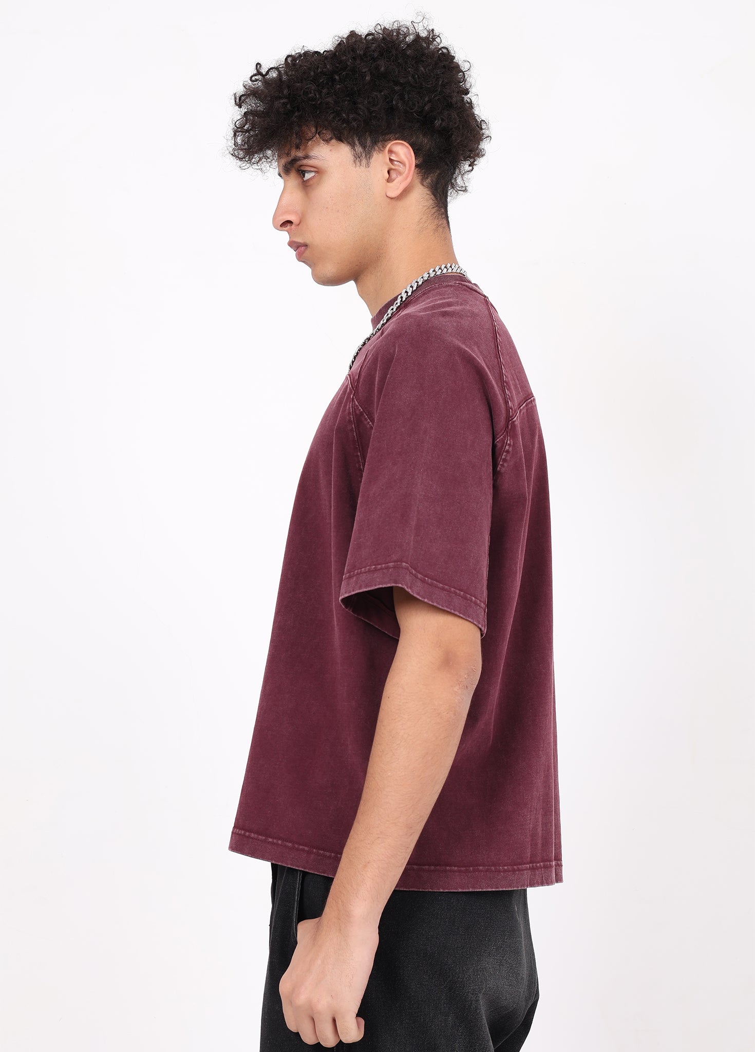 Front & Back Patchwork Raglan Sleeve Tee