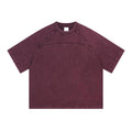 Front & Back Patchwork Raglan Sleeve Tee
