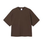 Boxy Fit Cropped Solid Blank Tee
