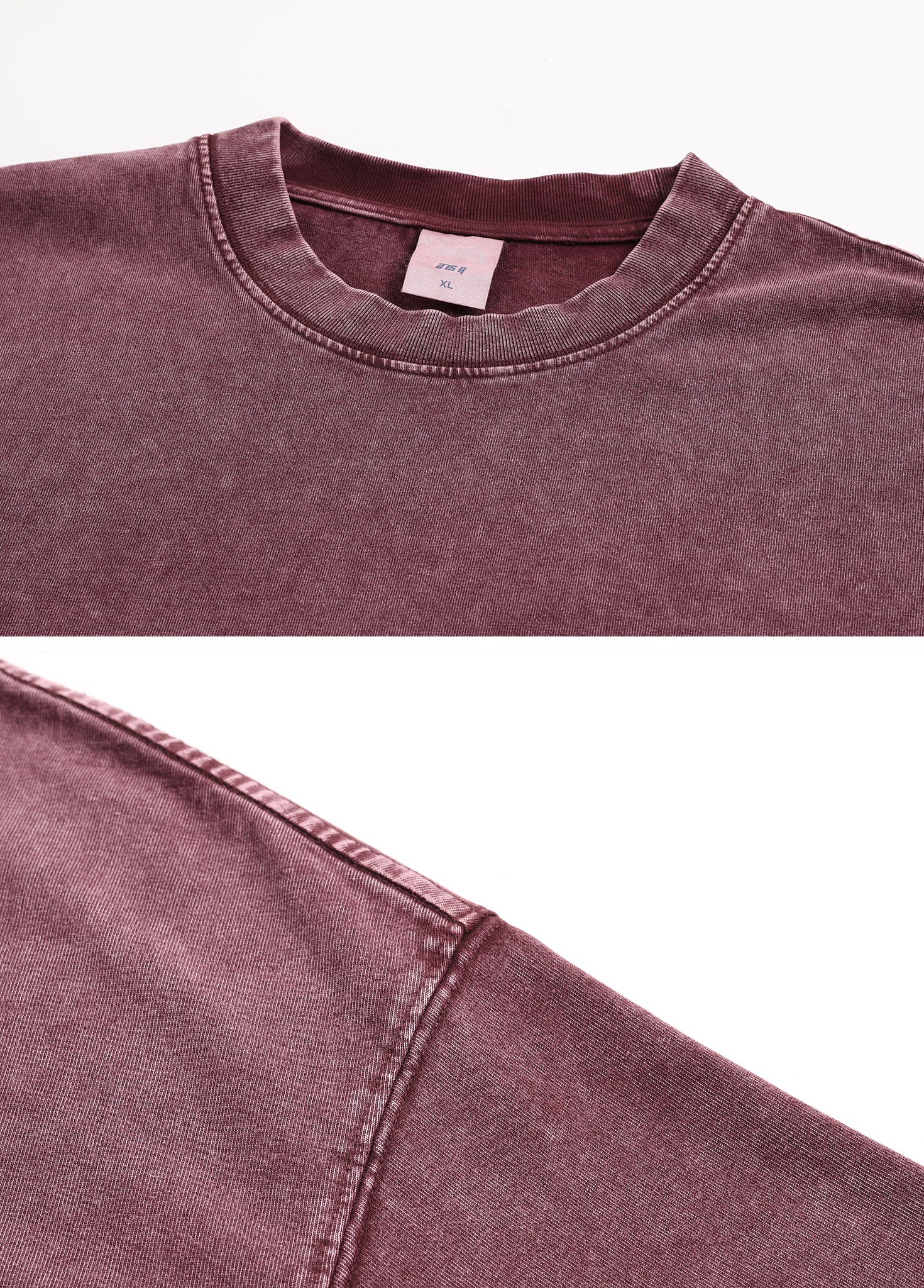 Boxy Fit Cropped Washed Distressed Tee