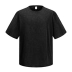 Rolled hem bamboo cotton t-shirt