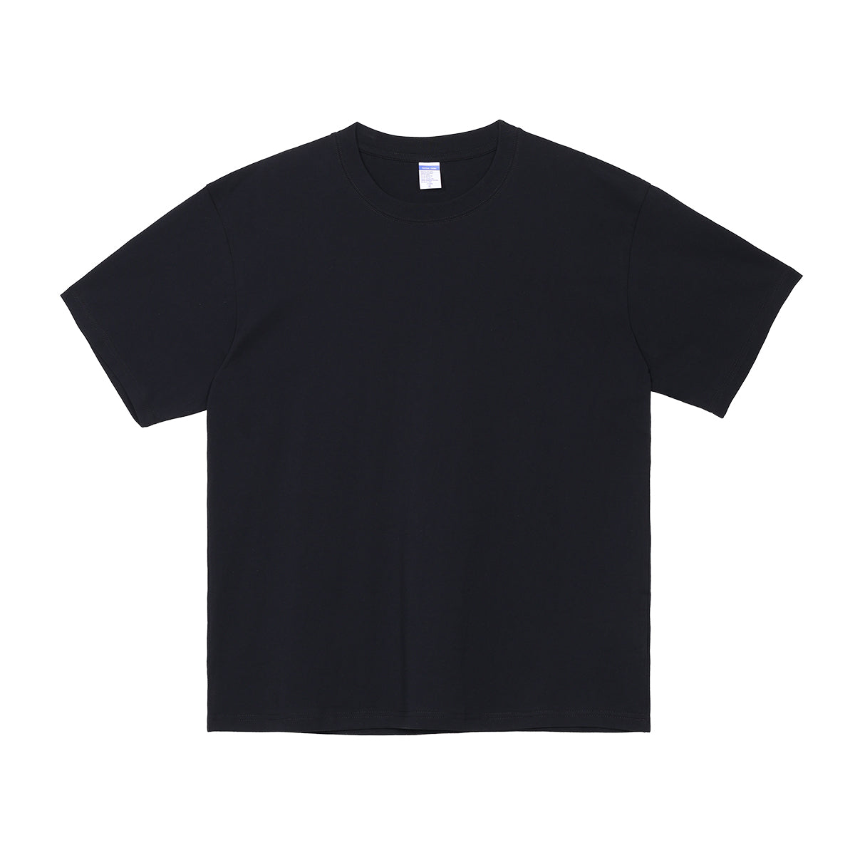 Wholesale 100% cotton 230g heavyweight solid color crew-neck short-sleeve drop-shoulder blank t-shirt