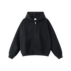 Baroque Fleece Brushed Dual Zipper Sweatshirt