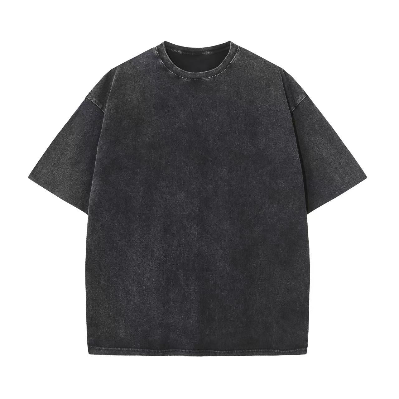 230G Heavyweight Pigment Dyed Washed Vintage Tee Relaxed Drop Shoulder Oversized Fit Cotton T-shirt