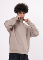 Double-Sided Turtleneck Long Sleeve Tee