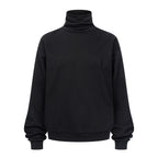 Double-Sided Turtleneck Long Sleeve Tee