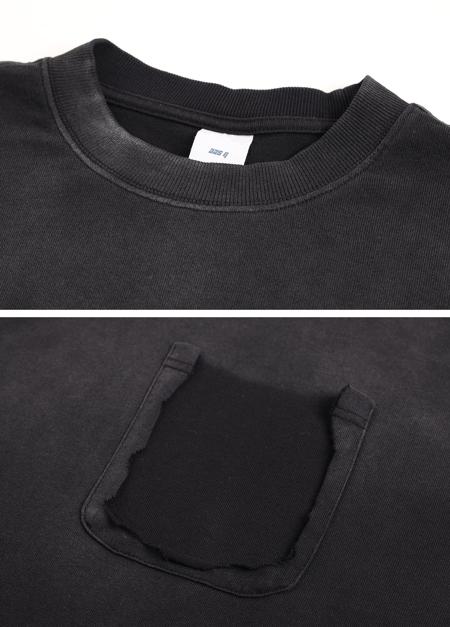 Grunge Style Monkey Wash Long Sleeve Tee