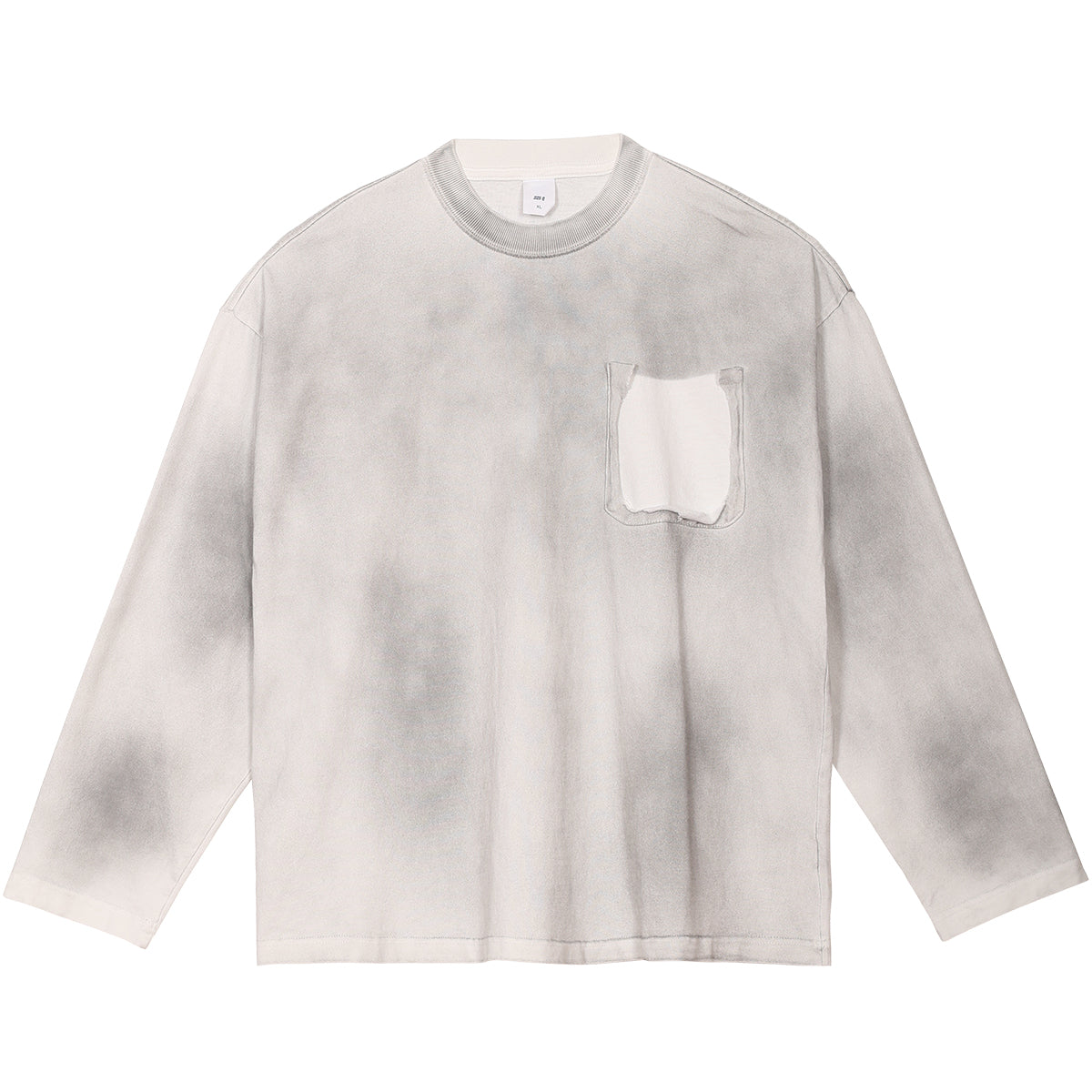 Grunge Style Monkey Wash Long Sleeve Tee