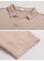 Collar Frayed Long Sleeve Tee