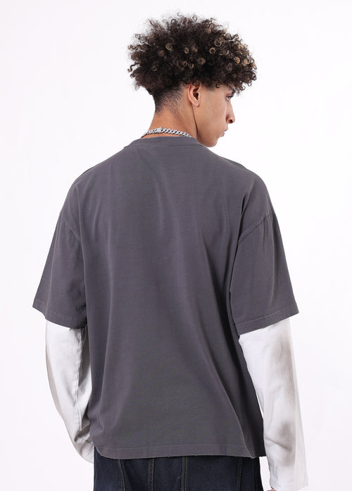 Wasteland Mock-Layer Long Sleeve Tee