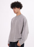 Contrast Stitching Spliced Long Sleeve Tee