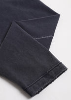 Contrast Stitching Spliced Long Sleeve Tee